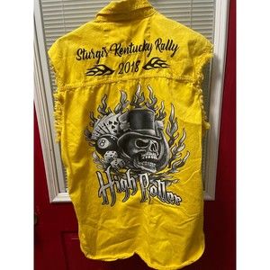Harley Davidson Sturgis Kentucky Rallly 2018 High Roller Shirt Biker's Edge Sz S
